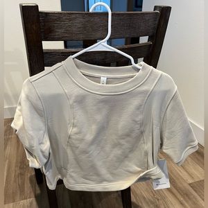 Lululemon Cotton French terry + swift tee
